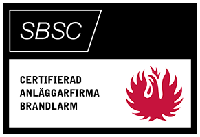 Certifierad anläggarfirma brandlarm